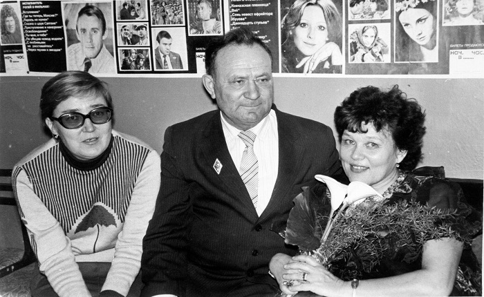 Люсьена Овчинникова в ишеевском клубе вместе с его бессменным директором Хазовым