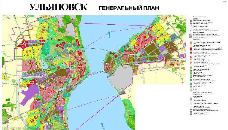 Карта градостроительного зонирования ульяновской области