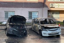 В Ульяновске сотрудниками полиции проводится проверка по факту возгорания автомобиля